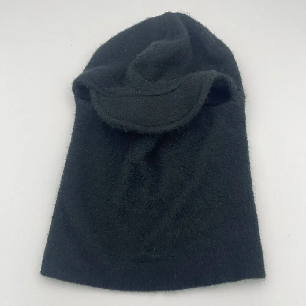Turtle Fur Fleece Balaclava Brimmed Face Mask Black One Size Ski Hike Hood USA